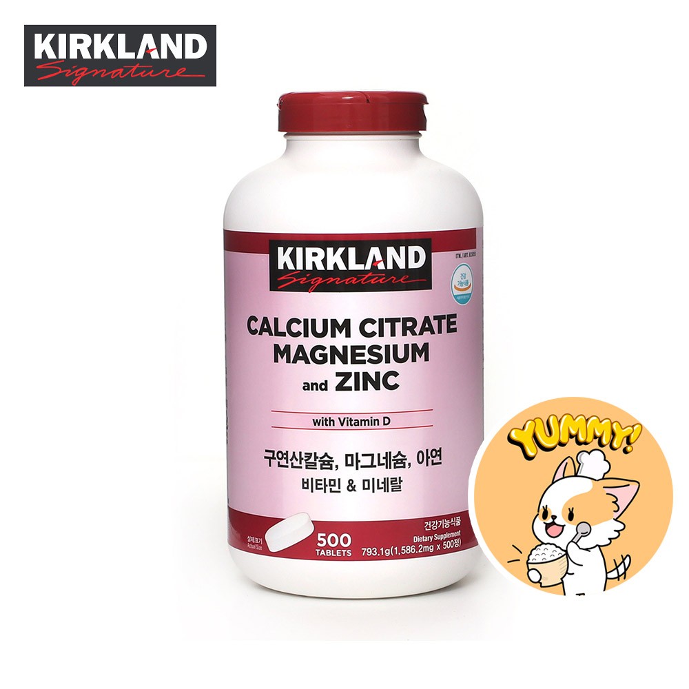 KIRKLAND Signature Calcium Citrate Magnesium and Zinc with Vitamin D