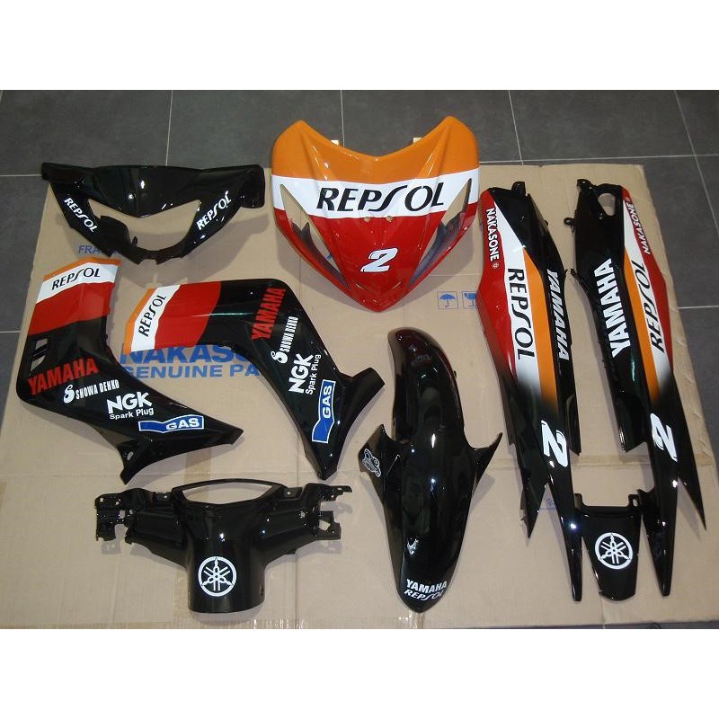 YAMAHA LC V1 COVER SET SPECIAL EDITION DESIGN RESPOL #TANAM STICKER # ...