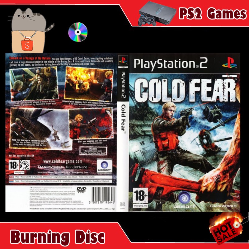 💥 Ready Stock 💥 Cold Fear PS2 Games ~~~ BurnDisc DVD CD | Shopee