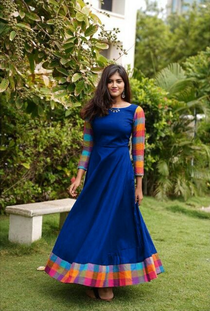 New Launching Kurti Madras Checks Kurti Fabric. Shopee Malaysia