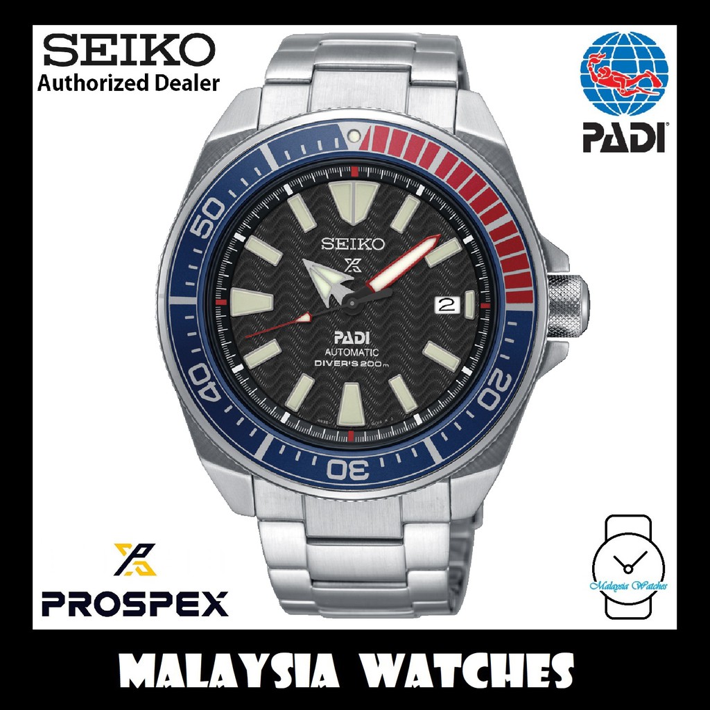 Seiko Prospex PADI SAMURAI SRPB99K1 Automatic Diver s 200M Gents Watch Shopee Malaysia