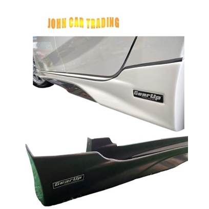 Ready Stock Perodua Axia Pu Side Skirt Gear Up Bodykit Skirt Tepi Axia Pcs Set Material Pu