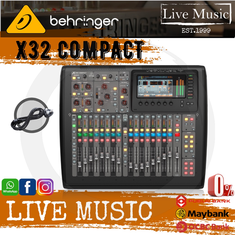 Behringer X32 Compact Digital Mixer (X32) Shopee Malaysia