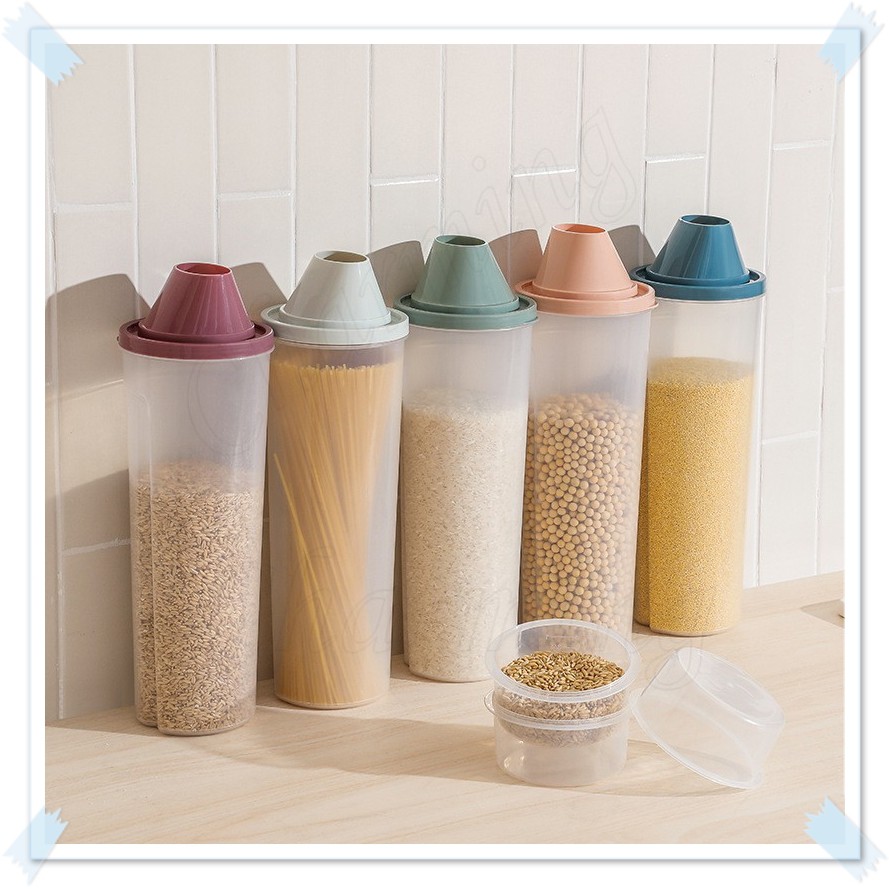 Premium Airtight Spaghetti & Tall Pasta & Noodle & Multigrain Jar ...