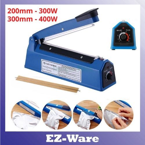 PFS-300 300MM 12" IMPULSE SEALER PLASTIC BAG PACKAGING SEALER | Shopee ...