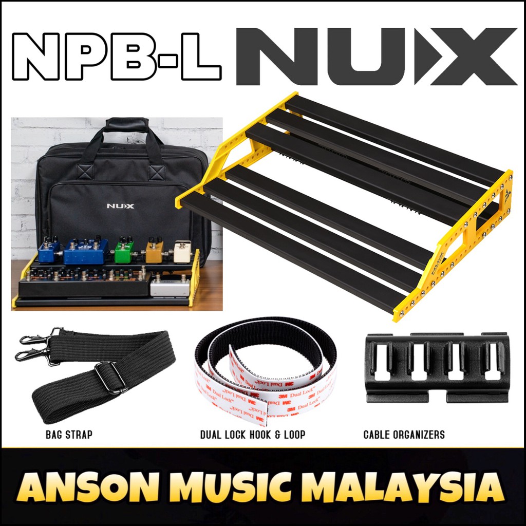 NUX NPBL Bumblebee Manageable Pedalboard With Bag Shopee Malaysia