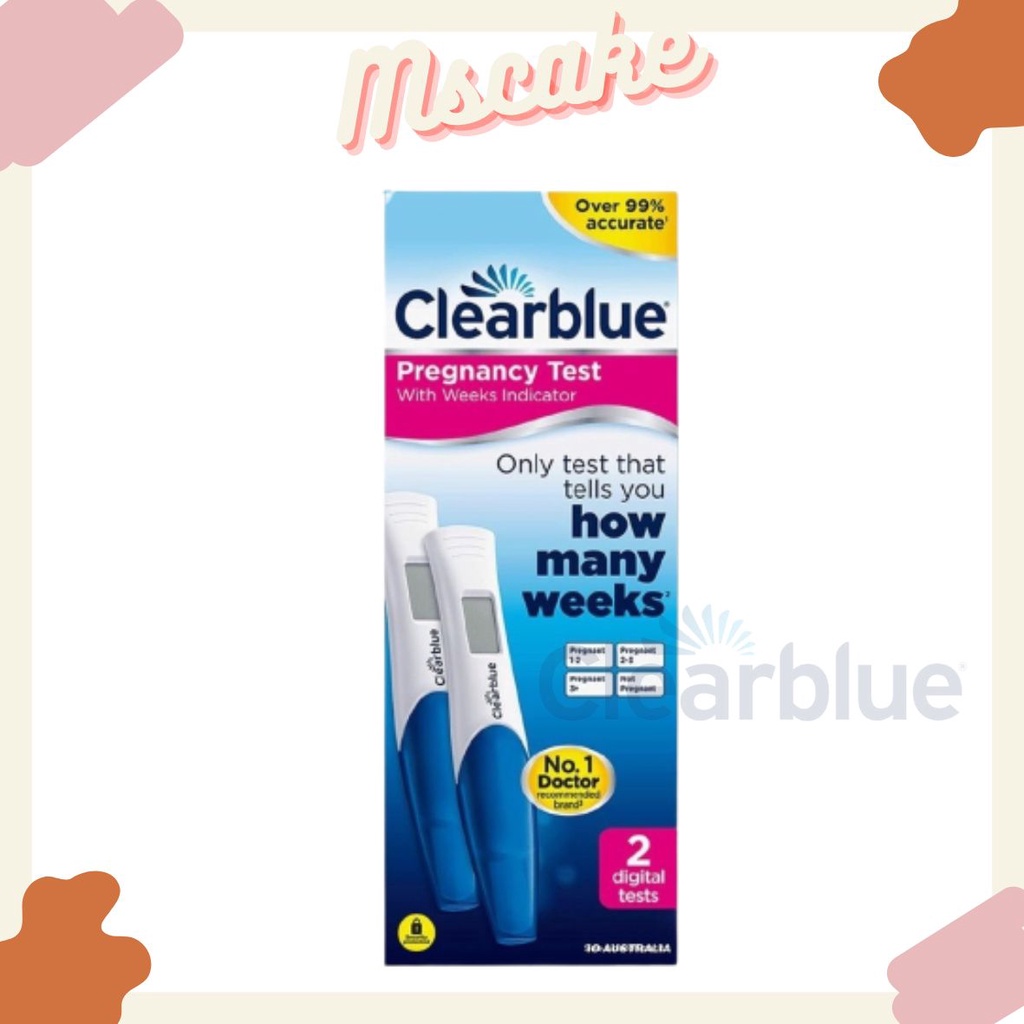 Clearblue Digital Pregnancy Test Weeks Indicator 2 Tests Shopee Malaysia 7467