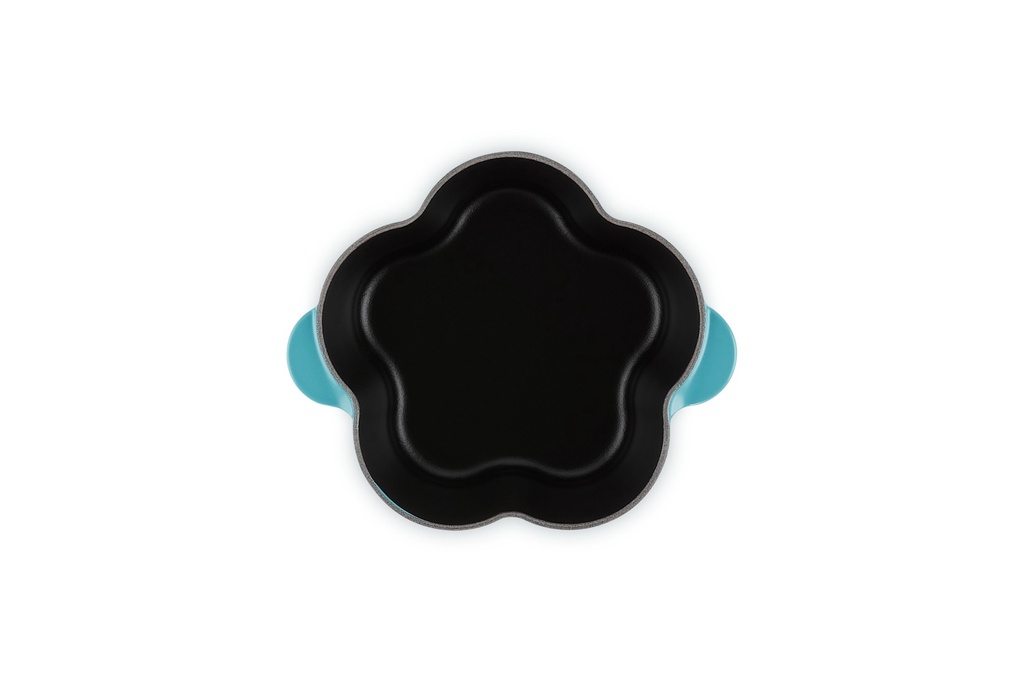Le Creuset Flower Shaped Casserole 20cm Turquoise Shopee Malaysia