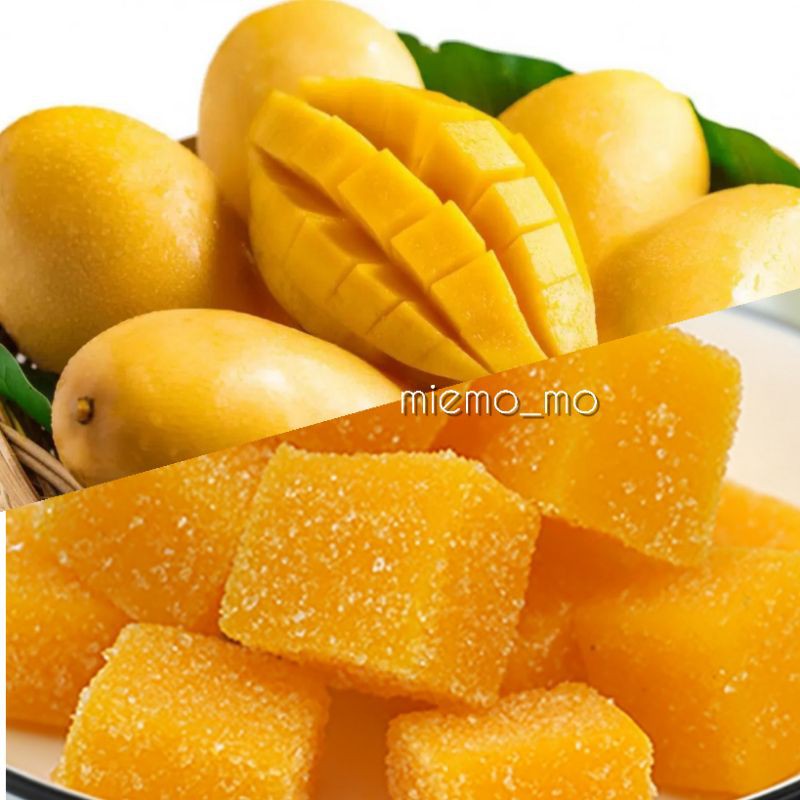 100 PCS MANGO JELLY CUBE/ CHEWY CANDY | Shopee Malaysia