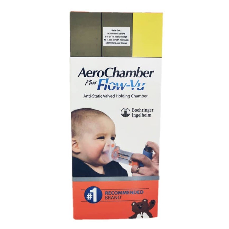 Aerochamber plus Flow-Vu (small mask, 0-18months baby) | Shopee Malaysia