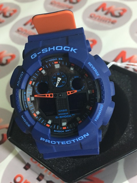 Casio G-Shock Double Tone Watch GA-100L-2A | Shopee Malaysia