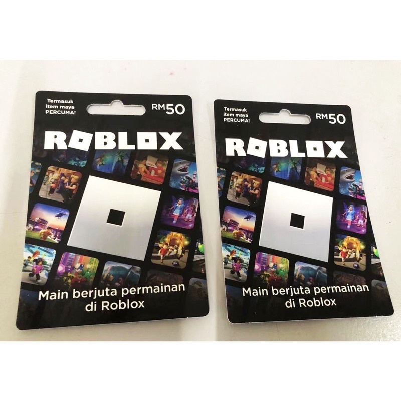 [READY STOCK] ROBLOX Reload Card Roblox Gift Card RM50 RM125 Robux Top ...