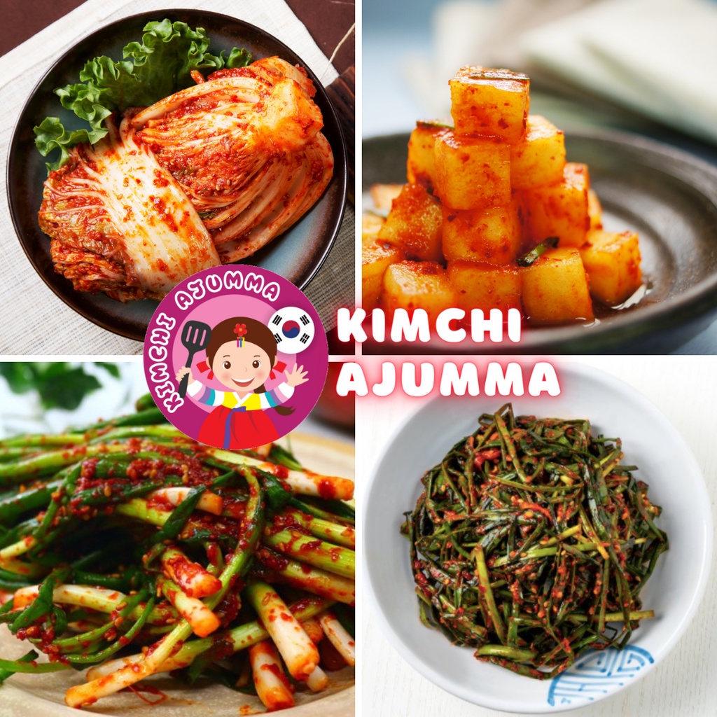 Kimchi Ajumma's Kimchi (Cabbage/Radish/Spring Onion/Chives Kimchi