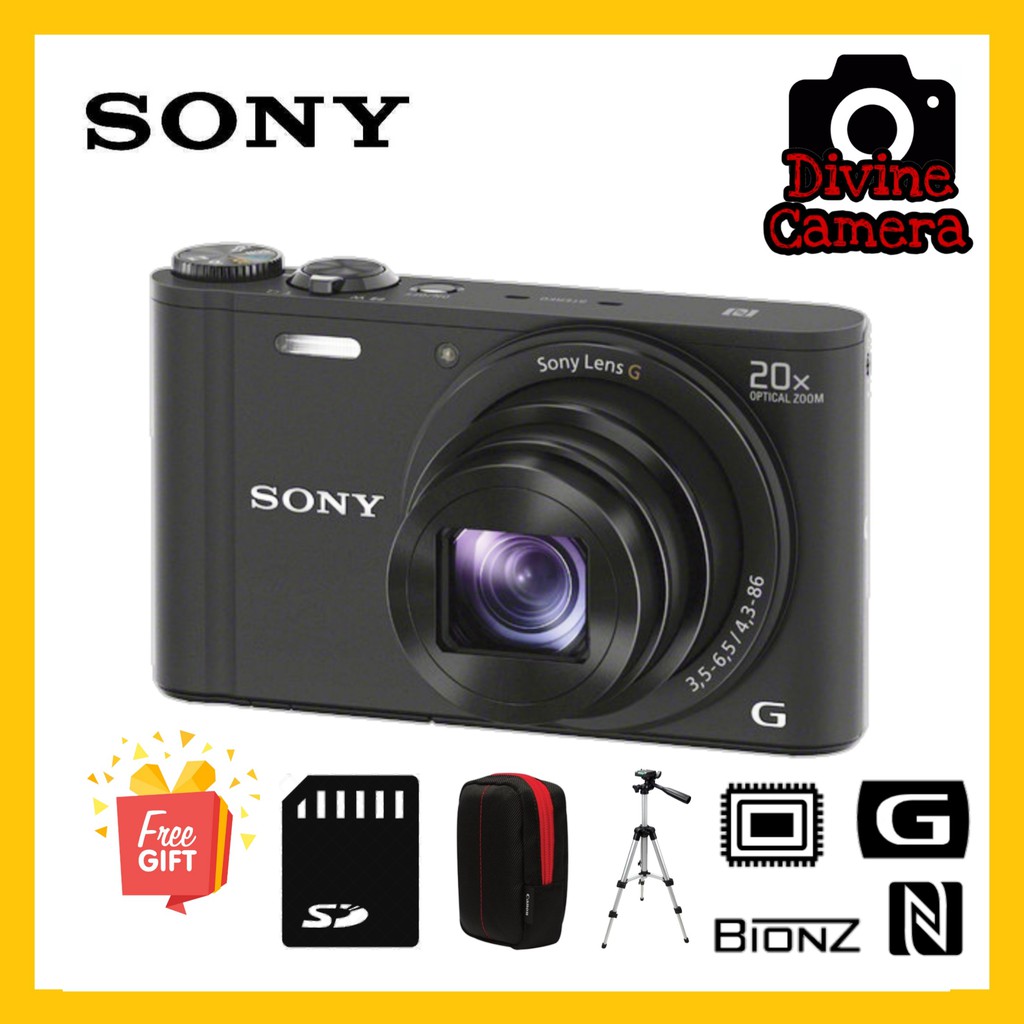 Sony Cyber-shot DSC-WX350 Digital Camera (Black) | Shopee Malaysia