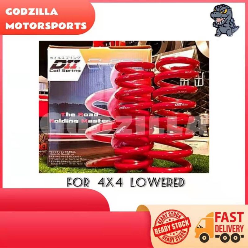 JAPAN D11 4X4 LOWERED COIL SPRING HILUX DMAX RANGER TRITON NAVARA BT50 ...