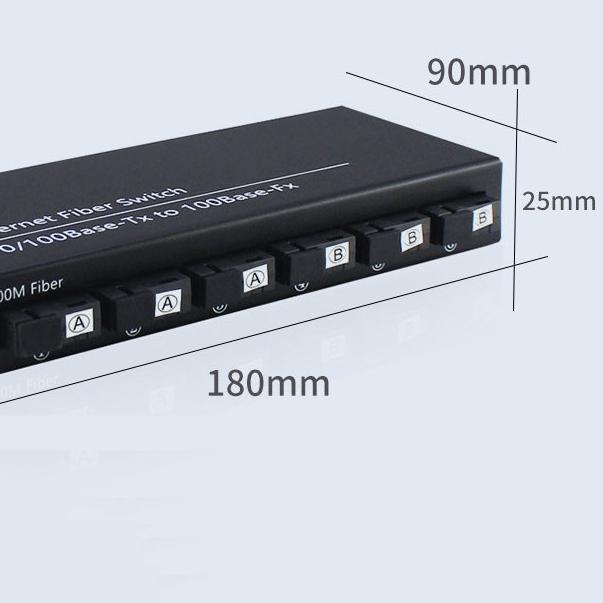 Professional 10/100M/1000M Ethernet Fiber Switch 2 RJ45 6sc/4 RJ45 2sc ...