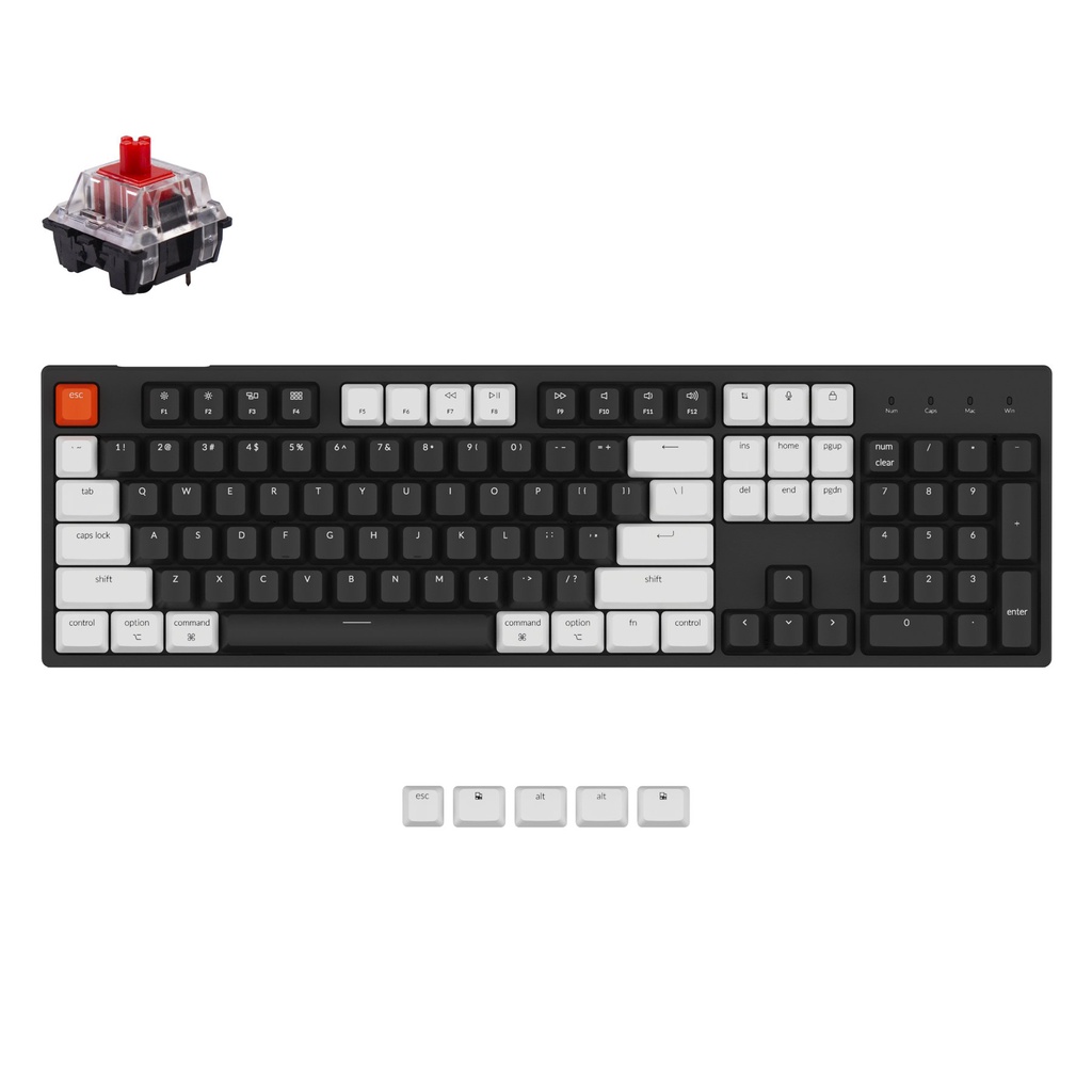 Keychron C2 (Hot-swappable) Wired Mechanical Keyboard | Shopee Malaysia