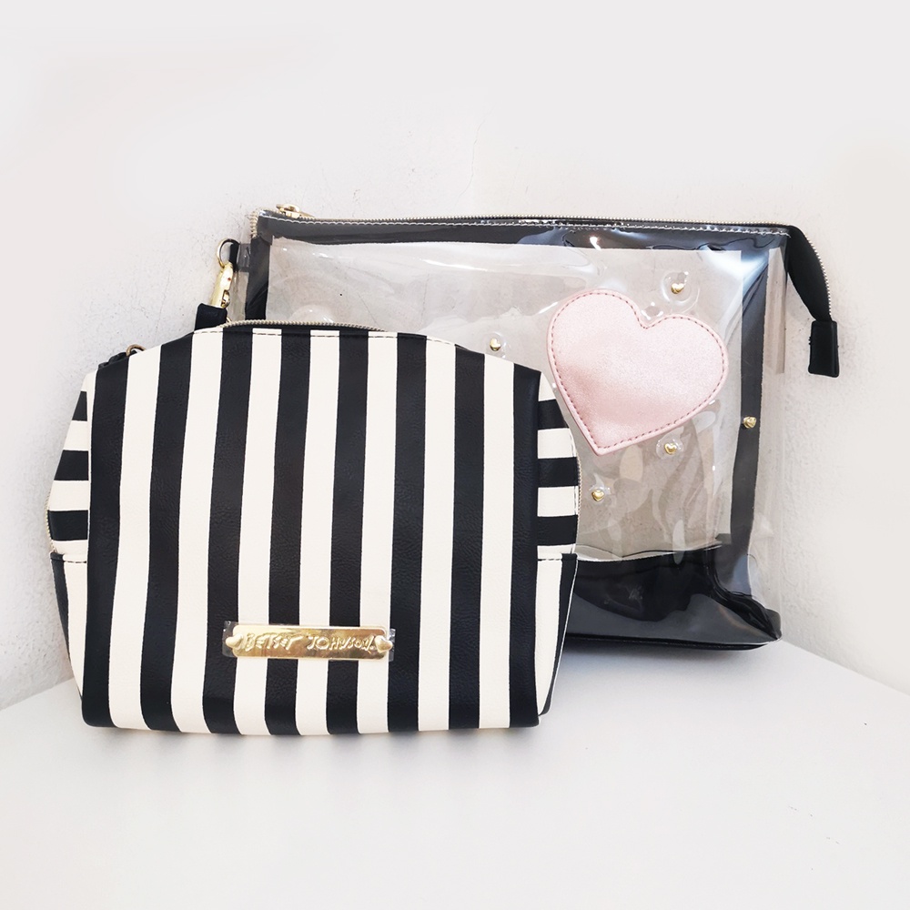 Betsey johnson clear on sale bag