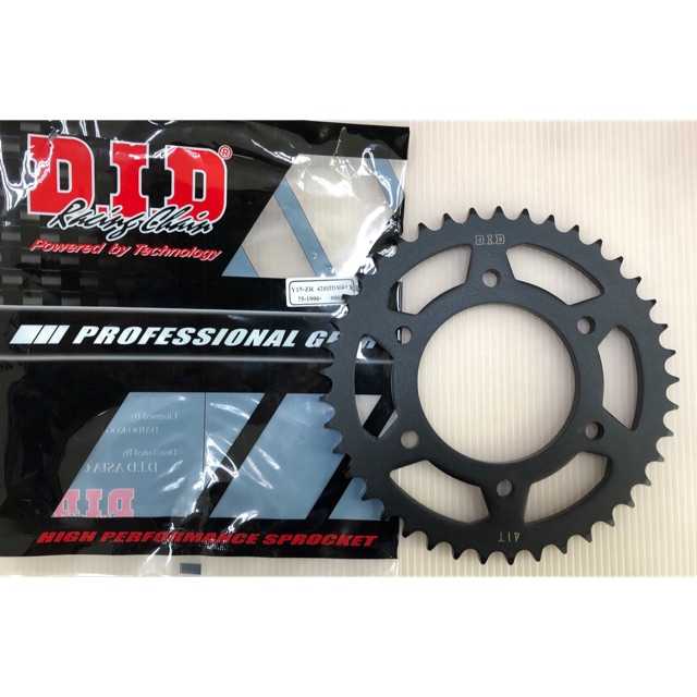 Y15 Ysuku FZ150 DID HDS Rear Sprocket Matt Black (Heavy Duty) Gear