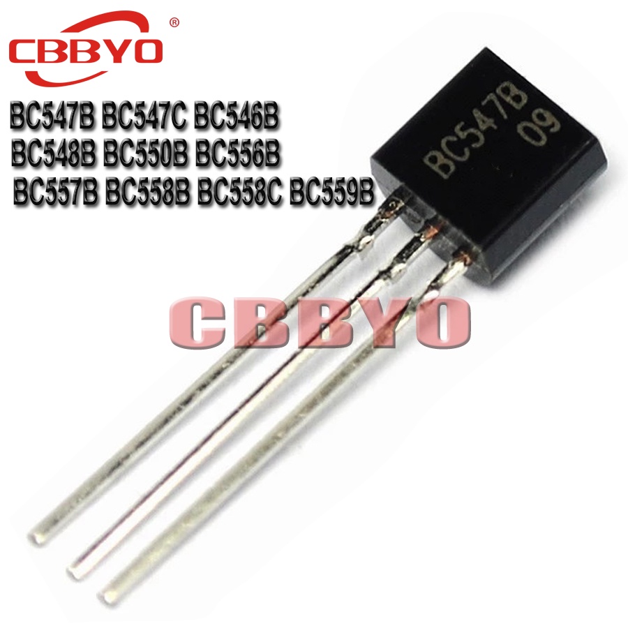 100pcs BC547B BC547C BC546B BC548B BC550B BC556B BC557B BC558B BC558C ...