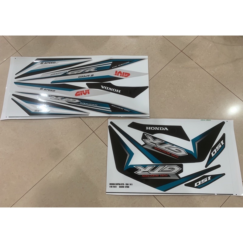 Honda rs150 body sticker(14) givi version | Shopee Malaysia