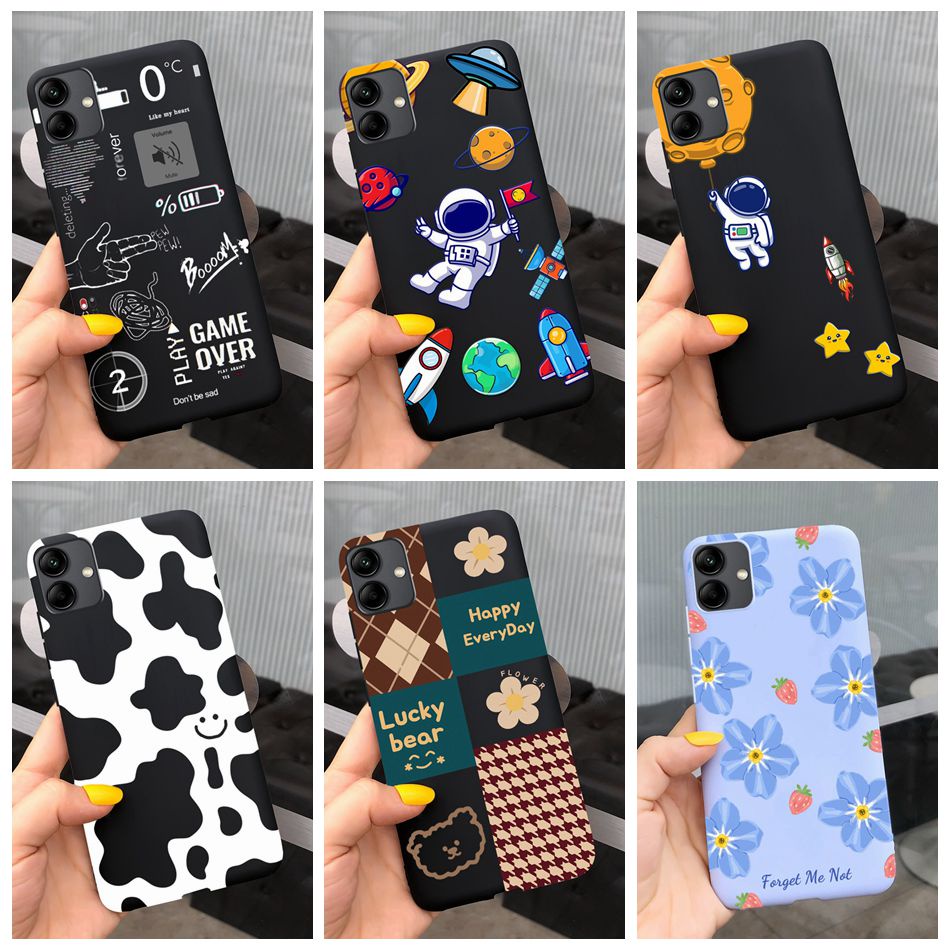 Samsung Galaxy A04 A04s Lovely Pattern Jelly Phone Case Samsunga04 A 04s 4g 2022 Sm A045f A047f