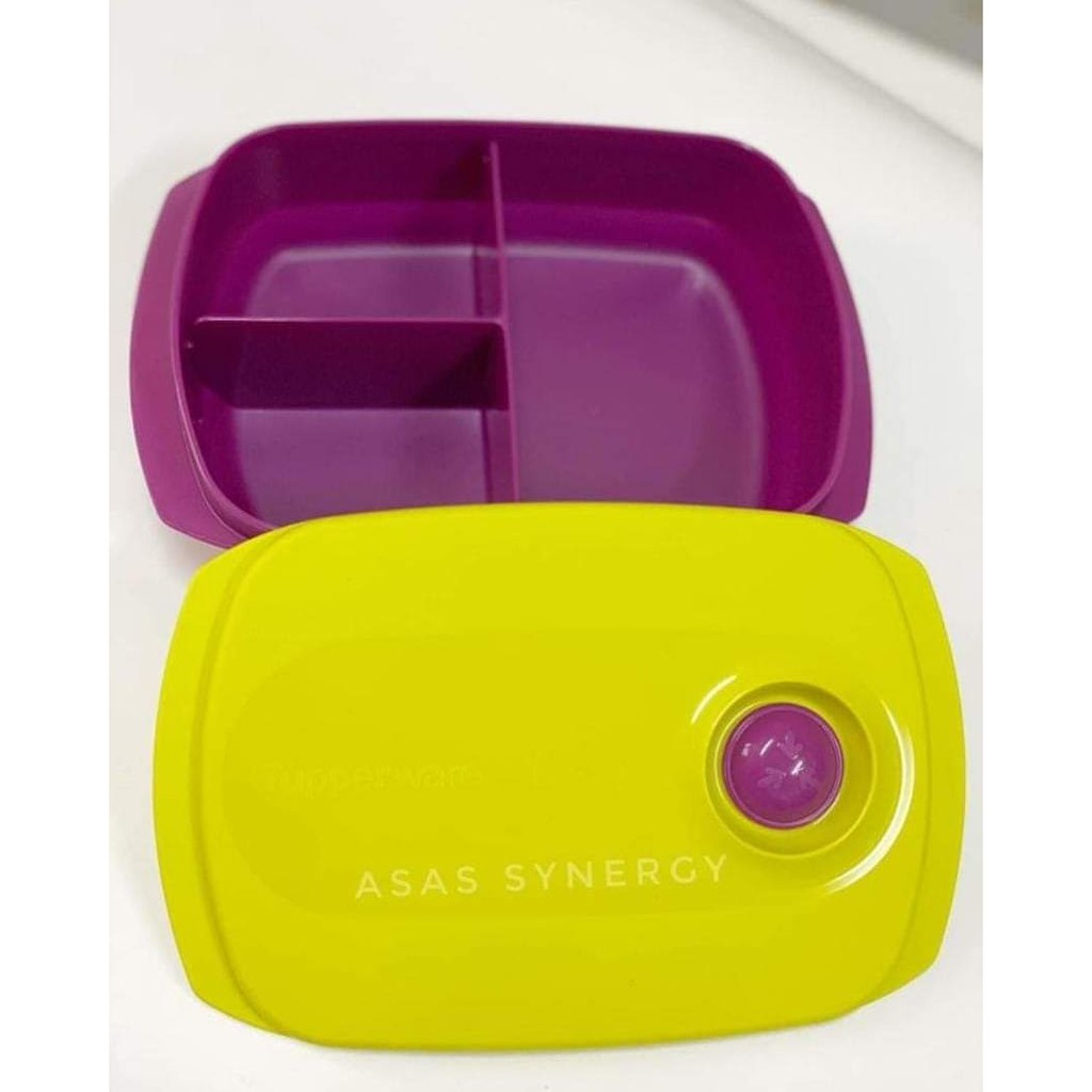 Tupperware Reheatable Divided Lunch Box 1L | Shopee Malaysia
