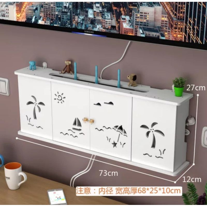 Ready Stock]Multifunctional Wireless Router Wire Socket Organizing ...
