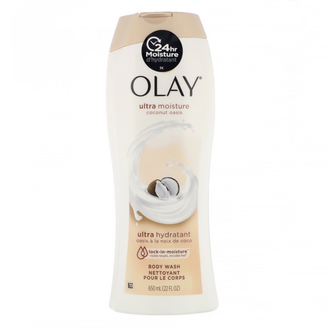 Olay, Ultra Moisture Body Wash, Coconut Oasis, 22 fl oz (650 ml