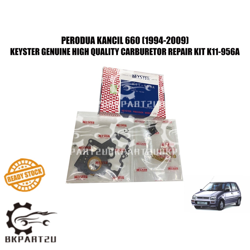 PERODUA KANCIL 660 DAIHATSU MIRA L2 L2S CARBURETOR REPAIR KIT GASKET MADE BY KEYSTER JAPAN