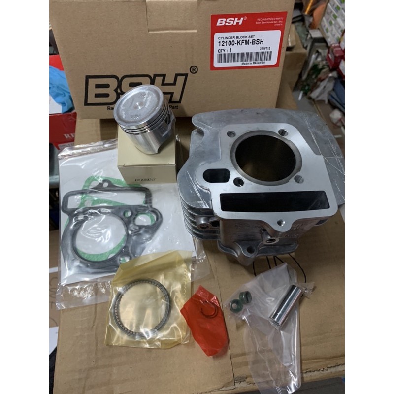 HONDA EX5 DREAM/WAVE100/KRISS100/MR1 BLOCK SET BSH VALVE SEAL/PISTON ...