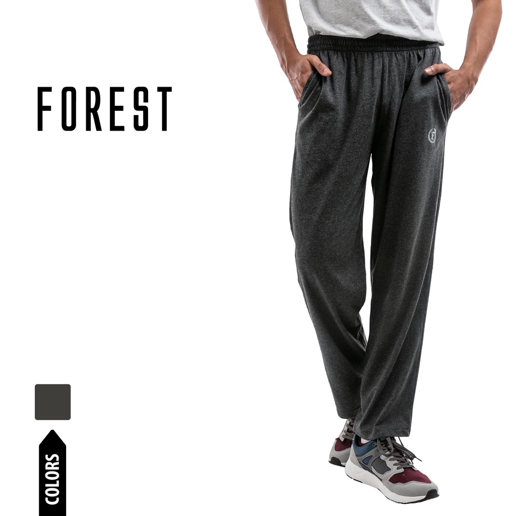 Forest 100 Cotton Casual Track Pants 10537 Shopee Malaysia