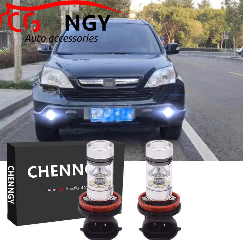 For Honda CRV CR-V 2007-2014 LED Headlights Fog Lights High Low Beam
