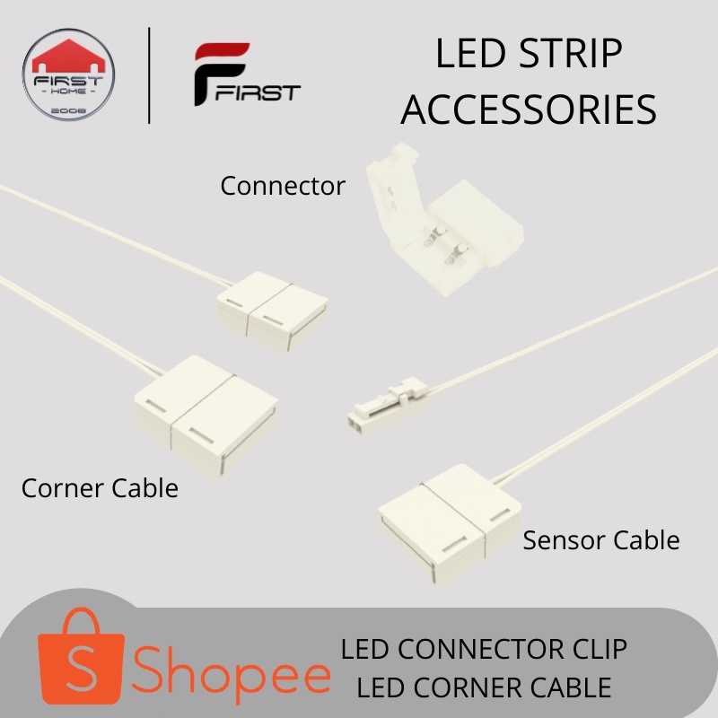 thumbnail image 2 of 5-Pack 2.1mm DC Solderless Clip-On Connectors – For 10mm 5050 LED Strip Lights 2 of 6