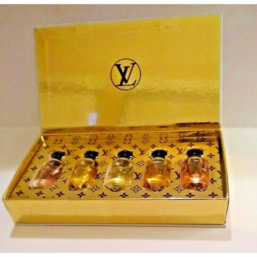 Lv Perfume Box Gift Set 5 In 1