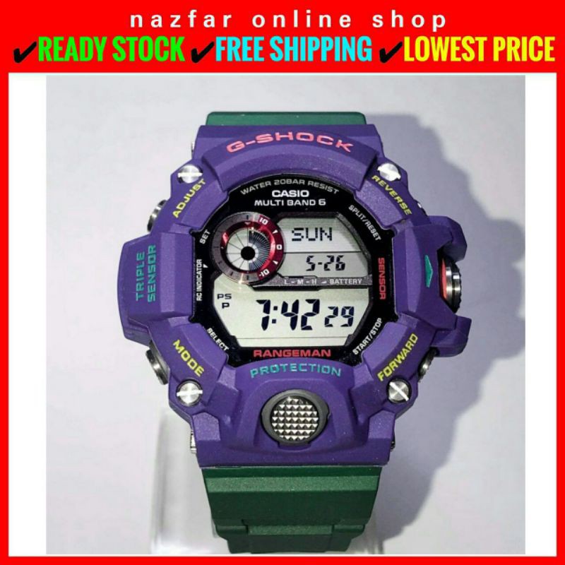 OFFER GSHOCK RANGEMAN JOKER LIMITED EDITION JAM G SHOCK MEN DIGITAL WATCH MURAH Shopee Malaysia