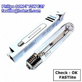 Philips SON-E 70W Entladungslampe E27 5800lm 72,5W 1900K