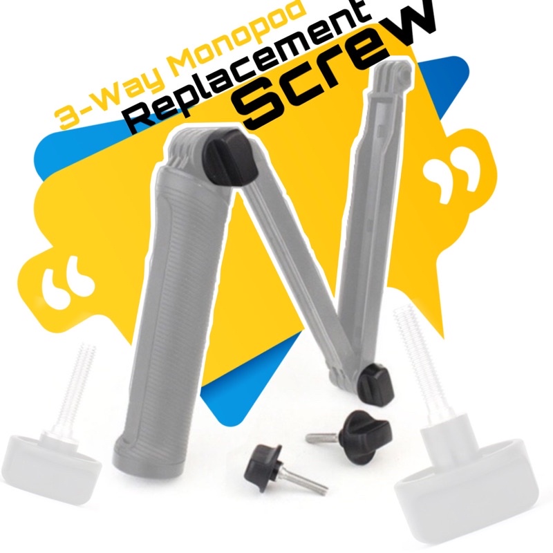 🔥SKRU MONOPOD🔥3 Way Monopod Replacement Bolt Thumb Screw Repair Parts