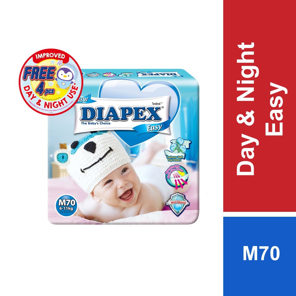 Diapex Easy Mega Pack M70 (Free 4 pcs) | Shopee Malaysia