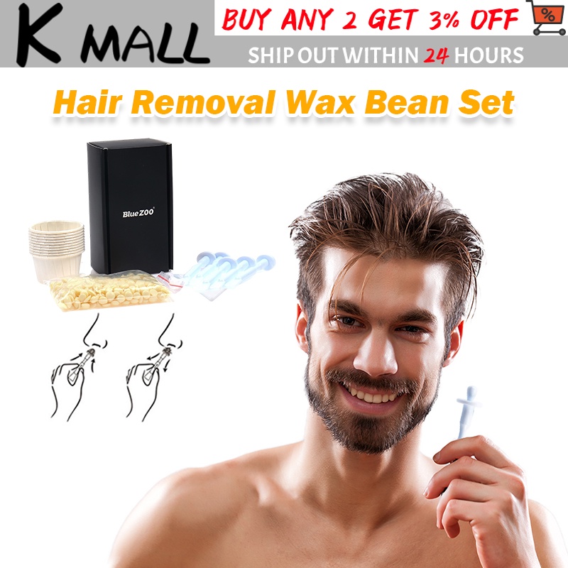 Nose Hair Removal Wax Kit Nasal Waxing Nose Hair Wax Beans Cleaning Wax ...
