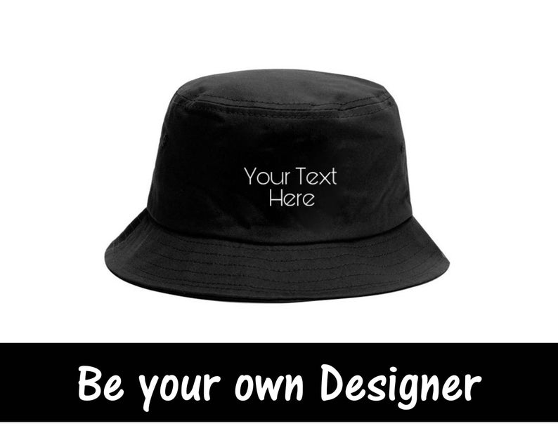 Customized Embroidered Custom Text Embroidered Bucket Hat, Gift ...