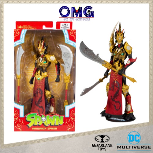 McFarlane Spawn Actionfigur Mandarin Spawn – Ca. 18 Cm, Mit Zubehör, Gold Label Series