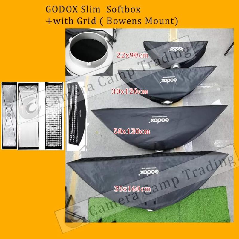 Boite A Lumiere Photo GODOX SB - Fw Softbox 35 X 160 Cm Avec Clip De Sac, Maille Cellulaire Godox Pb