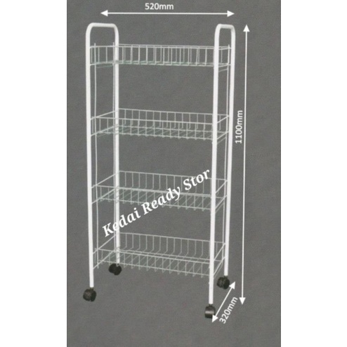 WM-812MultiPurpose Display Rack/ rak dapur/ Storage/ Kitchen Rack with ...