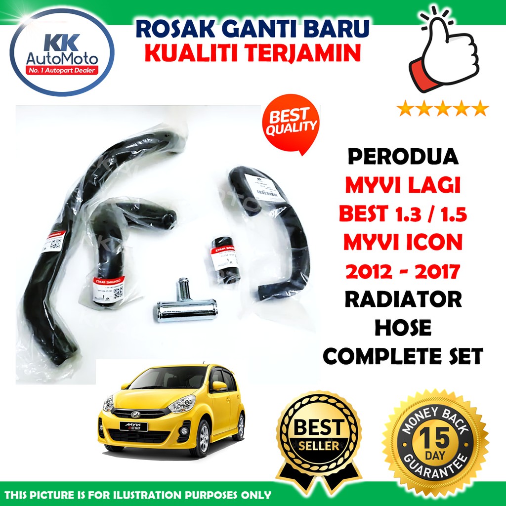Perodua Myvi Lagi Best Icon 2011 2017 1.3 1.5 Genuine Proganti Full