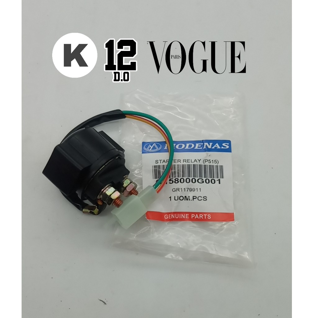STARTER RELAY MODENAS KRISS110 / KRISS1 / KRISS SWITCH STATER Shopee