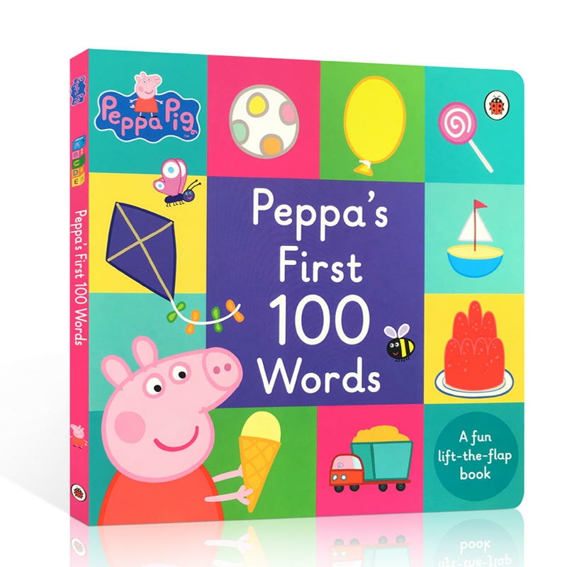 Ready stock Peppa's First 100 Words | Peppa pig's dragon boat