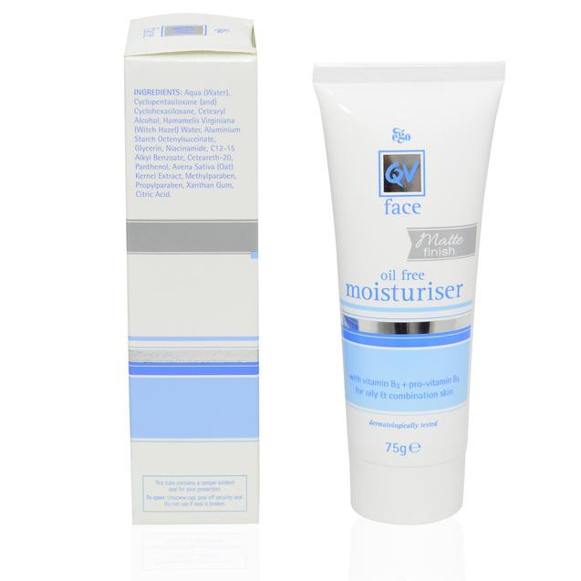 *EXP 07/2025* EGO QV FACE OIL FREE MOISTURISER (MATTE FINISH) 75G