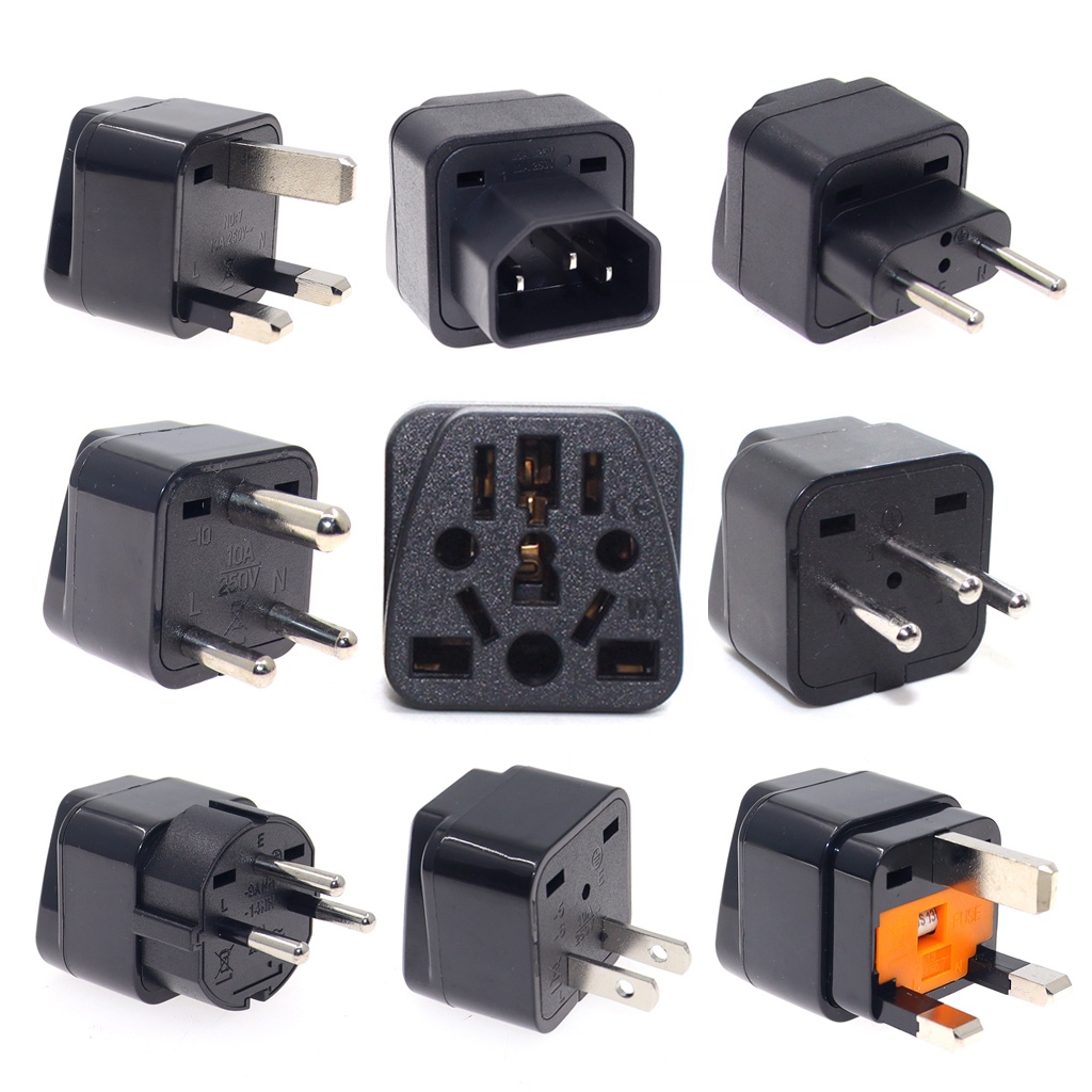Universal Kr american european AU EU To US UK Power plug adapter USA