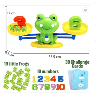 Frog Balance Math Toys Game STEM Learning Educational | Shopee Malaysia